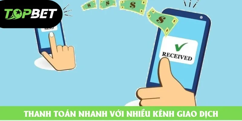 Thanh toán nhanh với nhiều kênh giao dịch Thanh toán nhanh với nhiều kênh giao dịch