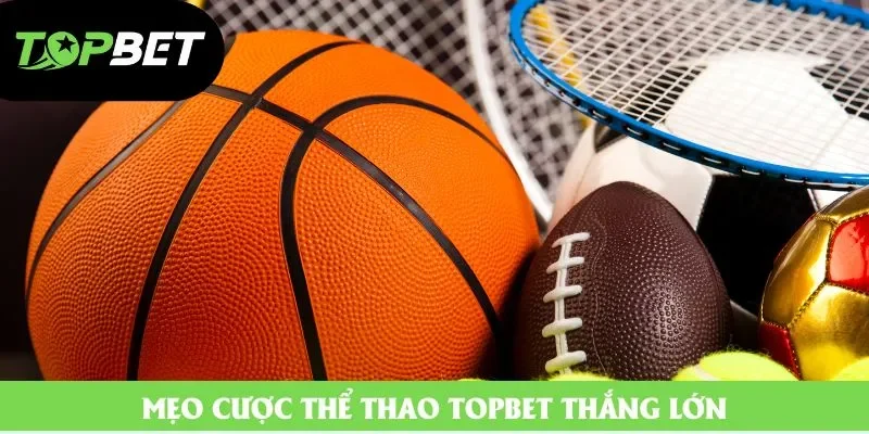 Mẹo cược thể thao topbet thắng lớn Mẹo cược thể thao topbet thắng lớn